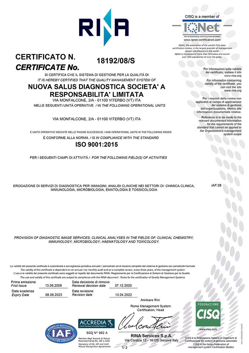 Certificazione ISO9001